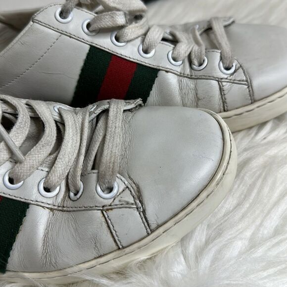 💯Authentic Gucci Sneakers with Cherryline,Size 35.5 🍀 - Picture 14 of 16